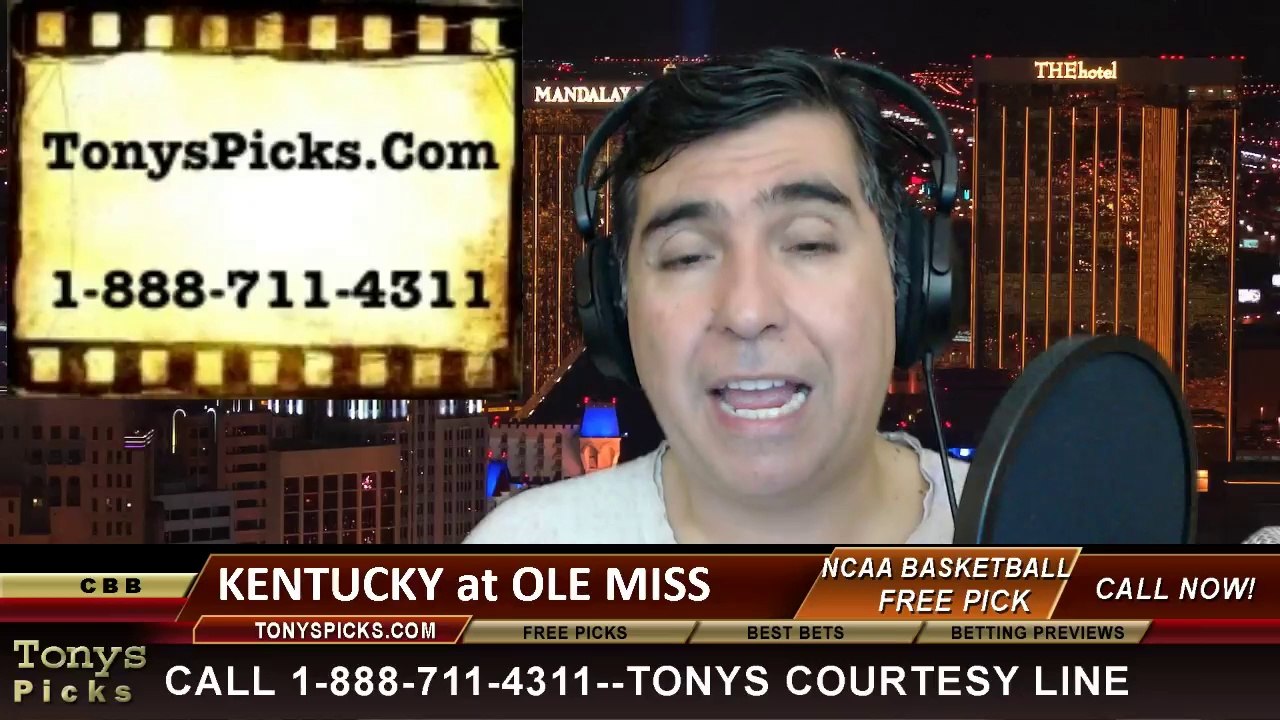 Mississippi Rebels vs. Kentucky Wildcats Pick Prediction NCAA College Basketball Odds Preview 2-18-2014