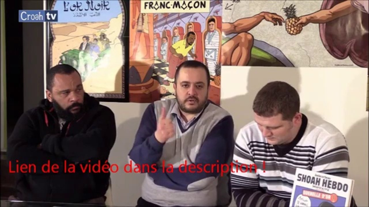 Dieudonné, Salim Laibi et Joe le Corbeau présentent croah.fr