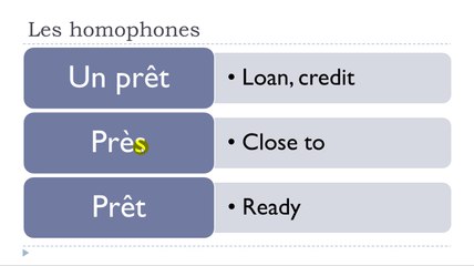 Learn French #Unit 11 #Lesson F = Les homophones