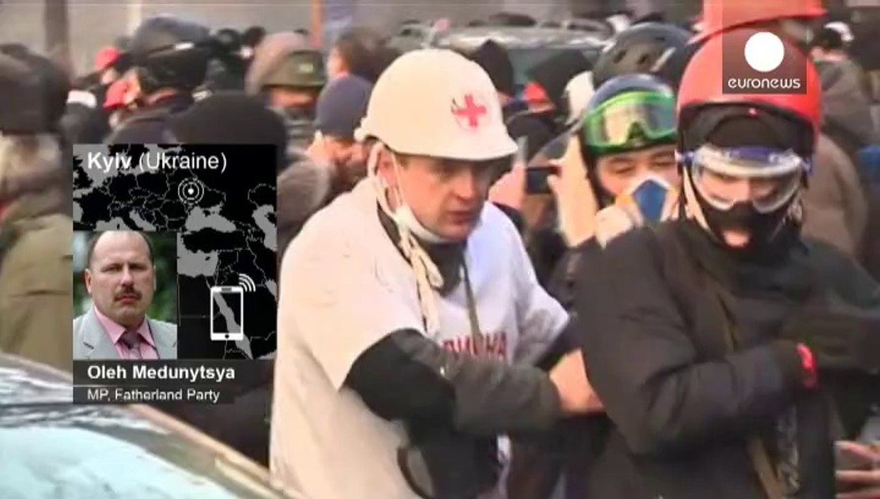 Opposition MP describes Ukraine bloodshed to euronews