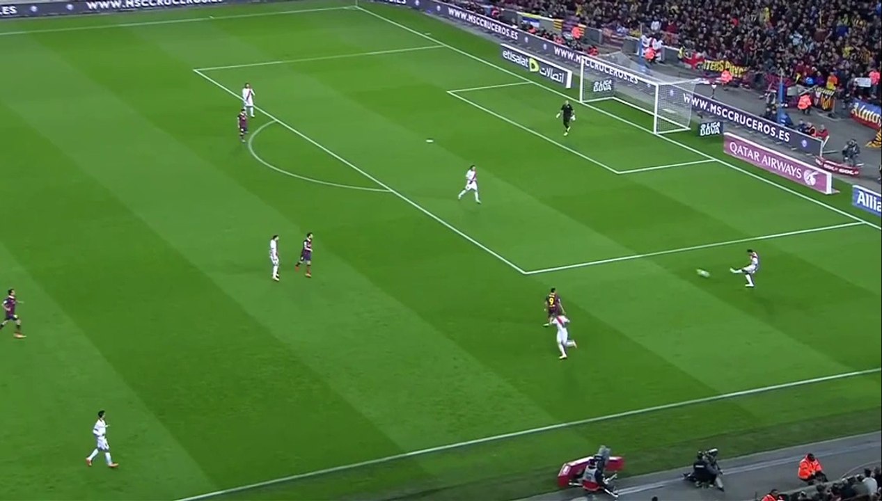 Rayo Spielaufbau vs Barca