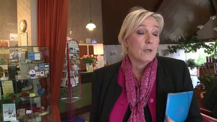 Municipales: Marine Le Pen évoque un "vent favorable"