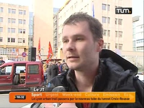 Givors: manifestation au lycée Aragon