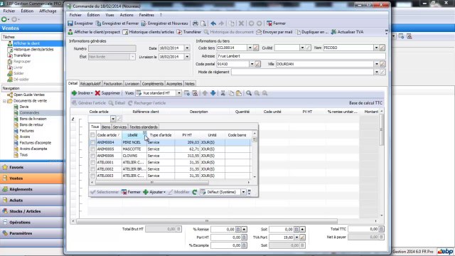 EBP Gestion Commerciale Open Line : Les livraisons partielles