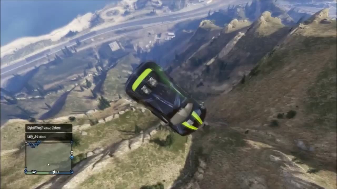 Gtav Jumping Off The Biggest Jump