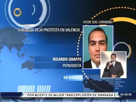 Reportan 3 heridos de bala durante protestas estudiantiles en Valencia