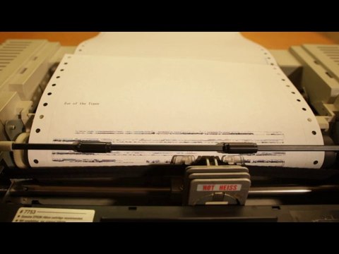 Eye of the Tiger joué par une imprimante