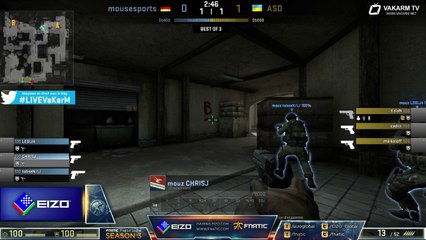 Mousesports vs Astana Dragons - Fnatic FragOut - Dust2