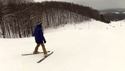 Skier Can't Keep Up | Two Wins and a #FAIL