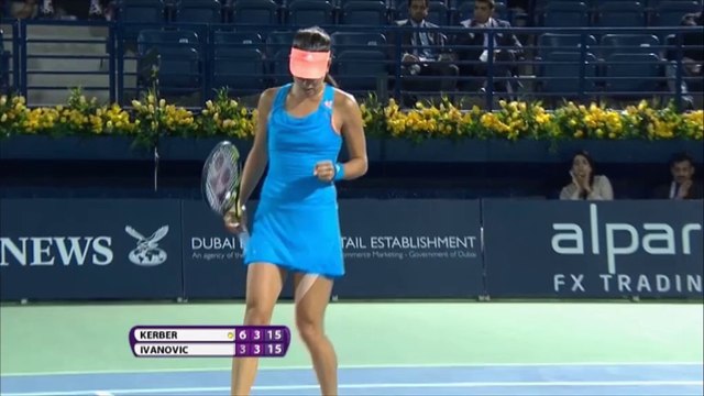 Dubai, la Ivanovic vince la maratona sulla Kerber