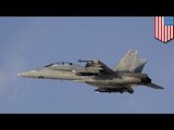 U.S. Navy Pilot ejects before F-18E Hornet crashes off the Virginia coast