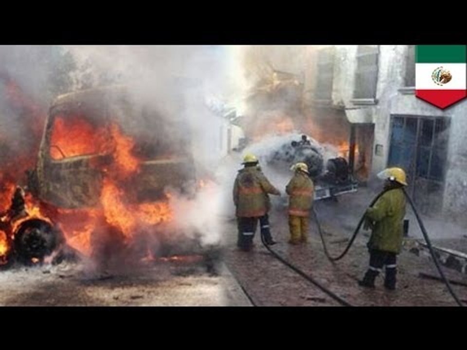 Mexico gas fire: dozens of homes damaged, people injured