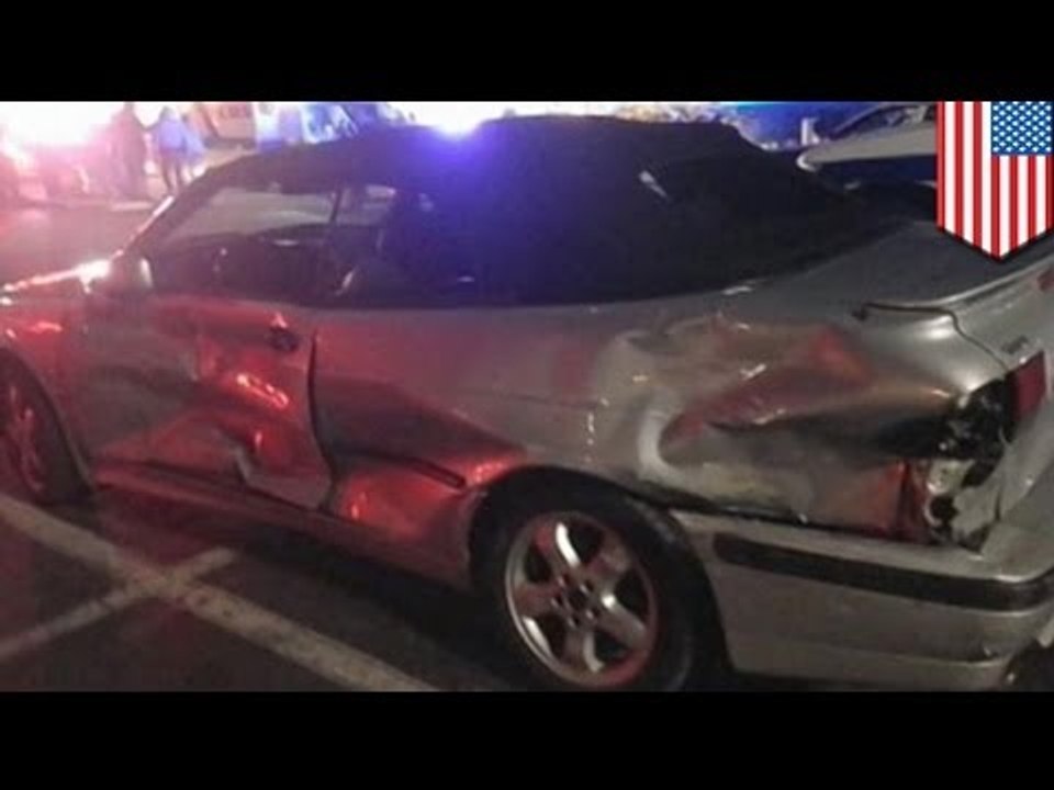 Whole Foods demolition derby: Dad saves daughter from crazy road-rage driver