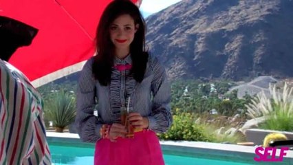 Emmy Rossum Stars in SELF's "Classic Gets Cool" Photo Shoot