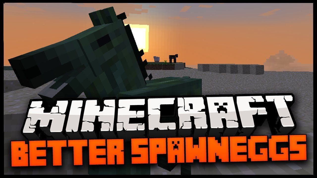 Minecraft Mod Spotlight: BETTER SPAWN EGGS MOD 1.7.4 - ENDER DRAGONS IN THE OVERWORLD !