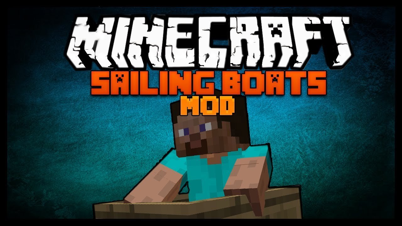 Minecraft Mod Spotlight - SMALL BOATS MOD 1.7.4  - SAILING BOATS IN MINECRAFT ??