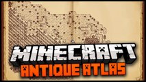 Minecraft Mod Spotlight: ANTIQUE ATLAS MOD 1.7.4 - AMAZING ANTIQUE MAP IN MINECRAFT!
