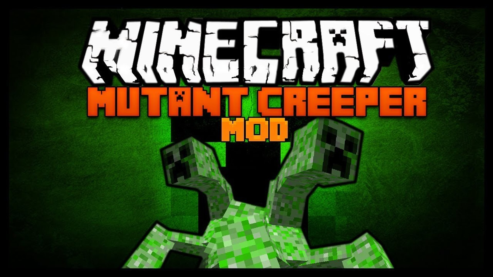 Minecraft Mod Spotlight - MUTANT CREEPER MOD 1.7.2 - SCARY.