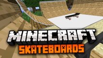 Minecraft Mod: SKATEBOARD MOD - ADD 4 SKATEBOARDS TO MINECRAFT! 1.7.4