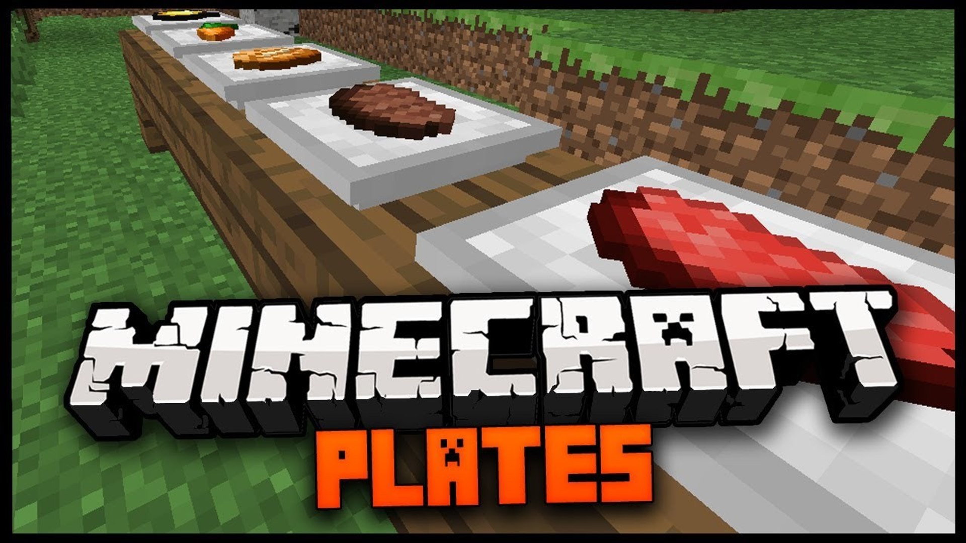 Minecraft Mod Spotlight Minecraft Plates Mod 1 7 2 Plates For Food And Stuff Video Dailymotion