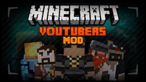 Minecraft Mod Spotlight - YOUTUBERS MOD 1.7.4 ADDS YOGSCAST, IPODMAIL, SKYDOESMINECRAFT,SJIN,