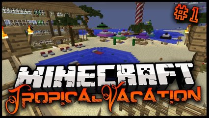 Minecraft: ( Epic Jump Map  ) Tropical Vacation Part 1!