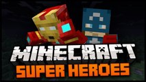 Minecraft Mod Spotlight : SUPER HEROES MOD ! 1.7.4 - ADDS HULK, IRON MAN, CAPTAIN AMERICA   MORE !!