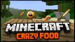 Minecraft Mod Spotlight: CRAZY FOOD MOD 1.7.2 - POTATO SWORD TOOLS AND ARMOR! + CARROT SWORD!