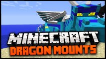 Minecraft Mod Spotlight: DRAGON MOUNTS MOD 1.7.2 - MORE ENDER DRAGONS !