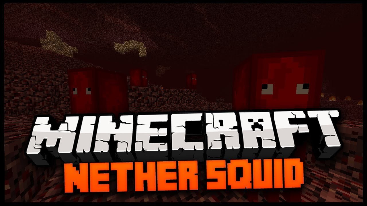 Minecraft Mod Spotlight: NETHER SQUID MOD 1.7.4 - SKYDOESMINECRAFTS WORST NIGHTMARE!
