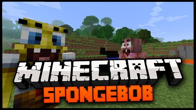 Minecraft Mod Spotlight: THE NEW SPONGEBOB MOD 1.7.4 - ADDS SPONGEBOB TO MINECRAFT!