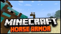 Minecraft Mod Spotlight: CRAFTABLE HORSE ARMOR MOD 1.7.2 - ALSO CRAFTABLE SADDLES & NAME TAGS!