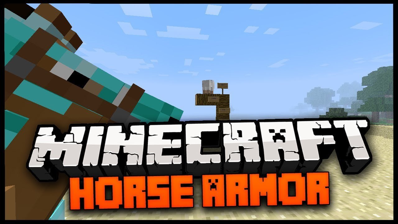 Minecraft Mod Spotlight: CRAFTABLE HORSE ARMOR MOD 1.7.2 - ALSO CRAFTABLE SADDLES & NAME TAGS!