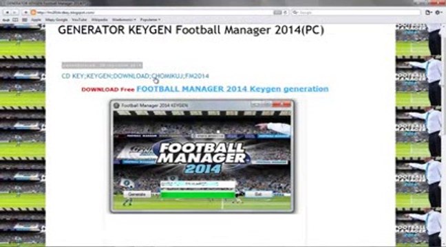 Football Manager 2014 Keygen Download free [PC][Cd-Key][Crack FM14] - YouTube