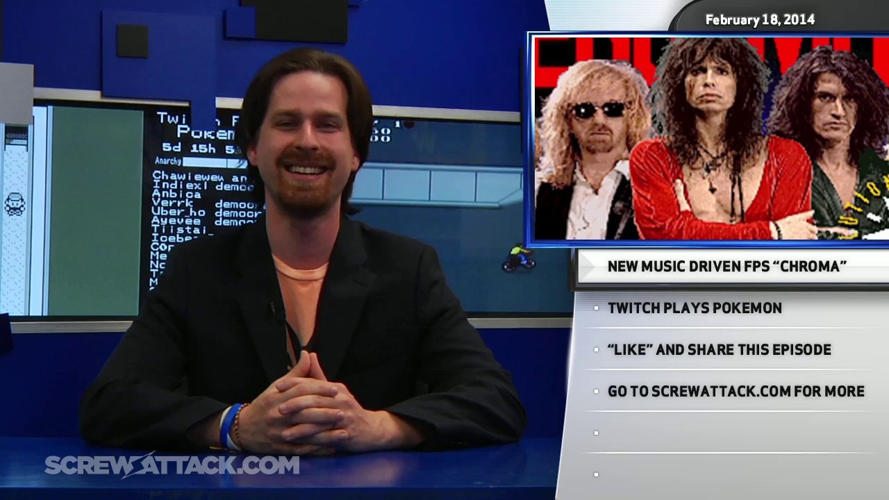 Hard News 02/18/14 - New details on The Order, Twitch plays Pokemon, and the music driven FPS Chroma - Hard News Clip