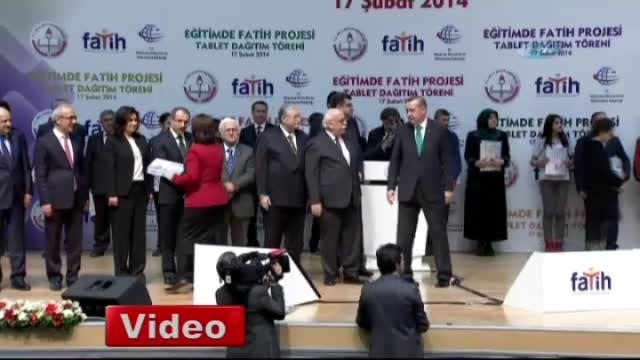Milli Eğitim Bakanlığı Eğitimde Fatih Projesi Tablet Dağıtım Töreni