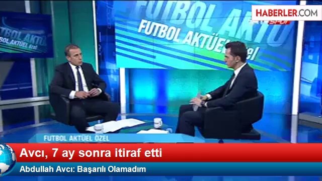 Teknik Direktör Abdullah Avcı: Başarılı Olamadım