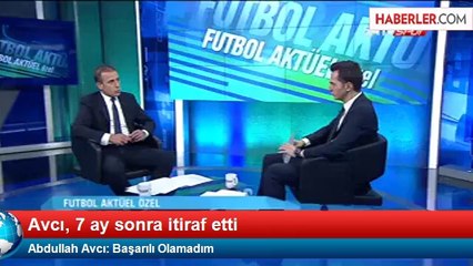 Abdullah Avcı: Kırgın Değilim