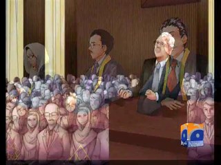 What happened in court with Musharraf?