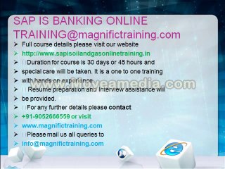 sap is banking online training in india