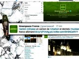 Greenpeace déverse cinq tonnes de charbon devant les grilles de l'Elysée - 19/02