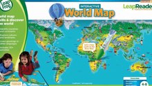 Cheap LeapFrog LeapReader Interactive World Map Works With Tag