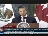 Enrique Peña Nieto recibe al primer ministro de Canadá