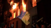 Protesters battle police in intense clashes in Ukraine