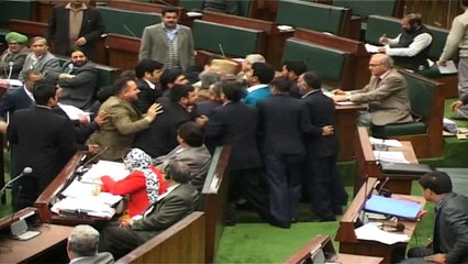 PDP MLA slaps marshal in J&K assembly 2