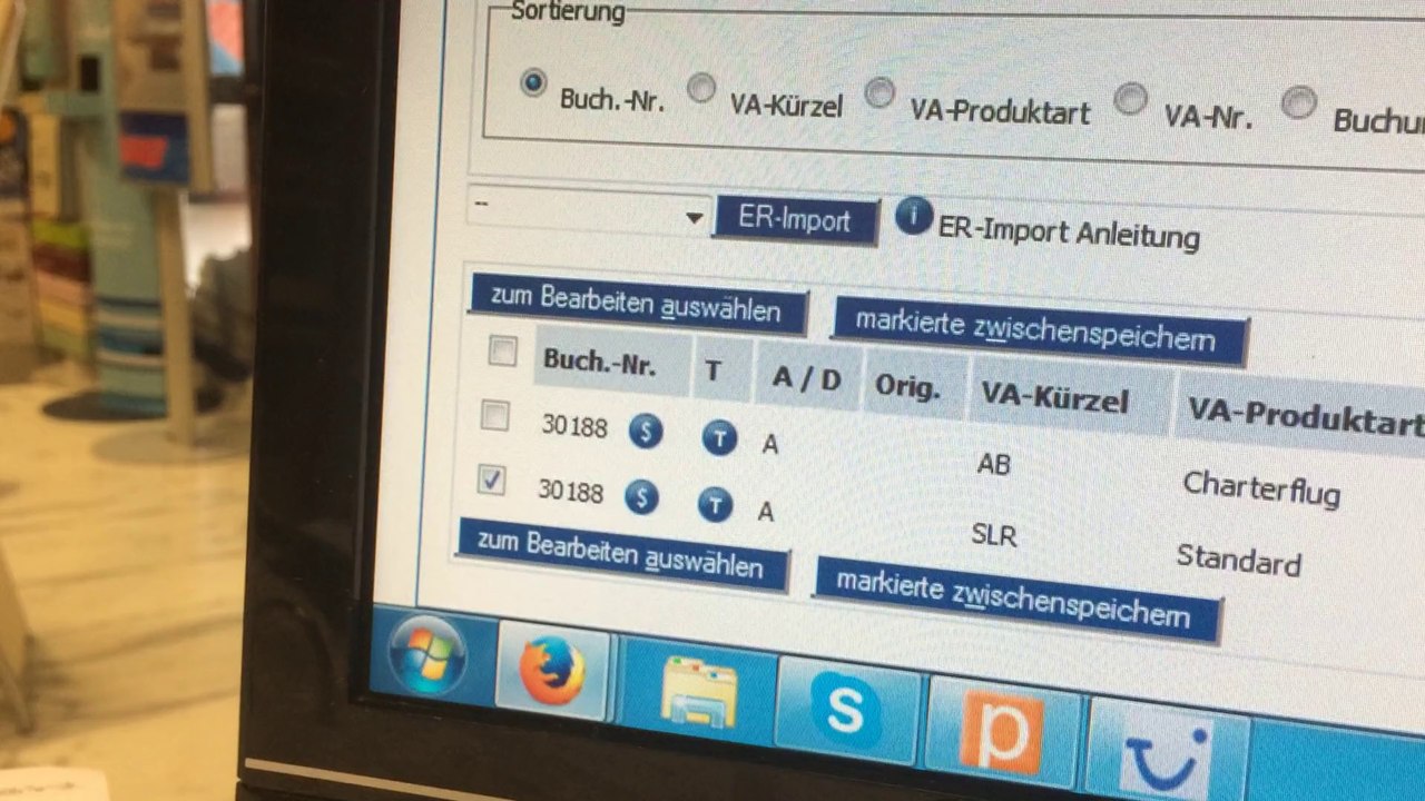 Argus Schulung teil Kreditkarte verbuchen