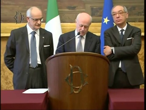 Roma - Le consultazioni di Matteo Renzi. Centro Democratico (18.02.14)