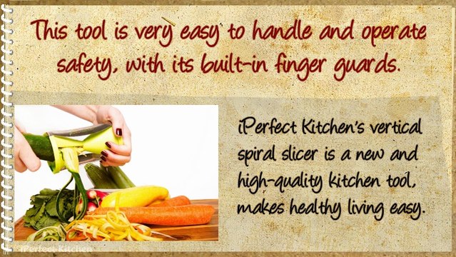 Cutting Hard Vegetables the Easy Way Using iPerfect Kitchen's Vertical Spiral Slicer