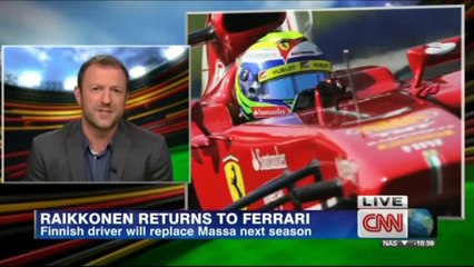 Kimi Raikkonen returns to Ferrari [CNN]
