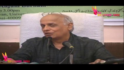 Mahesh Bhatt @ Symposium On Prof Shahryar Book Launch
